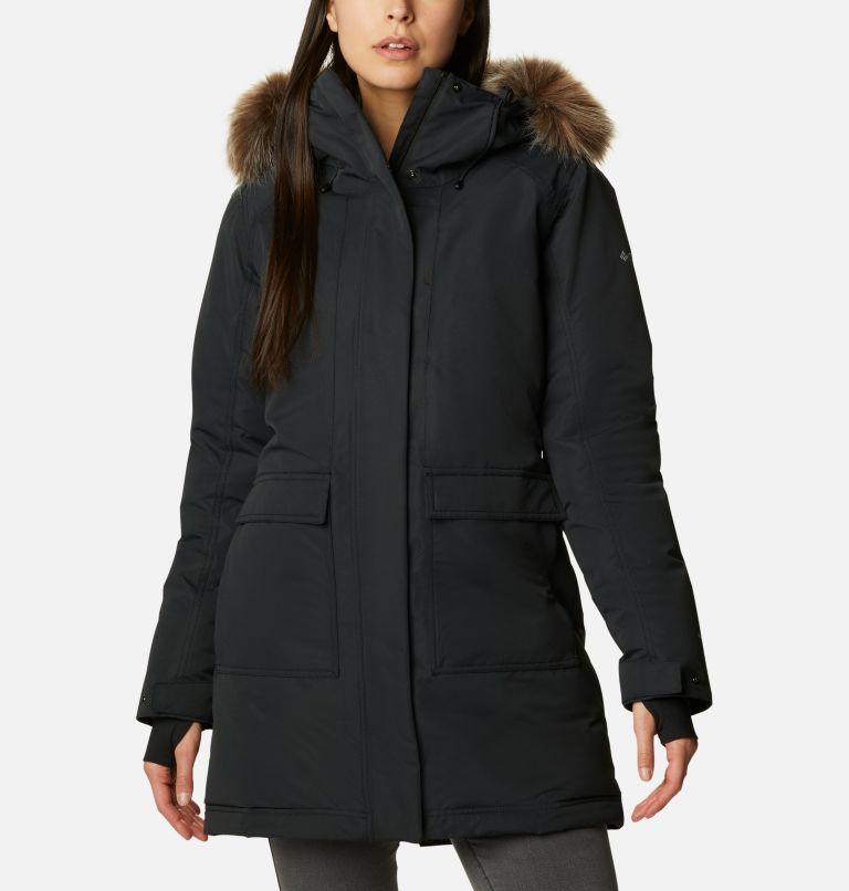 Women's Little Si Omni-Heat Infinity Insulated Parka, Color: Black