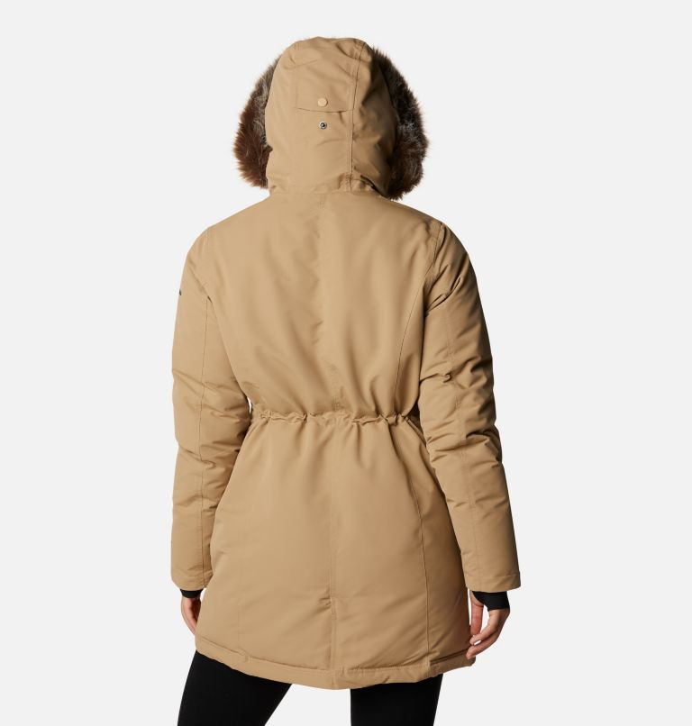 Thumbnail: Women's Little Si Insulated Parka, Color: Beach, Black, image 2