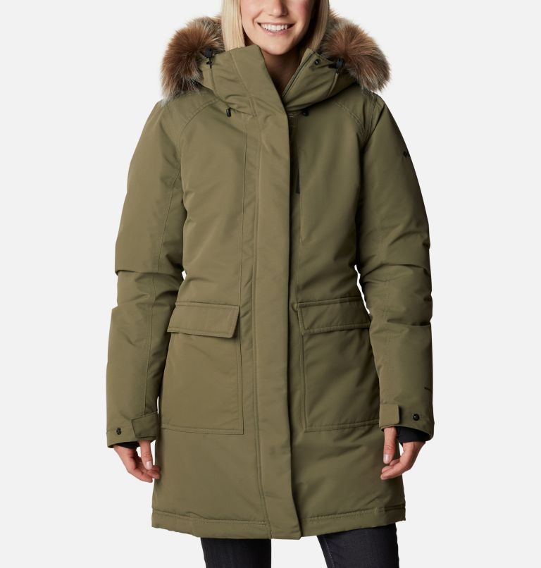 Thumbnail: Women's Little Si Omni-Heat Infinity Insulated Parka, Color: Stone Green, image 1