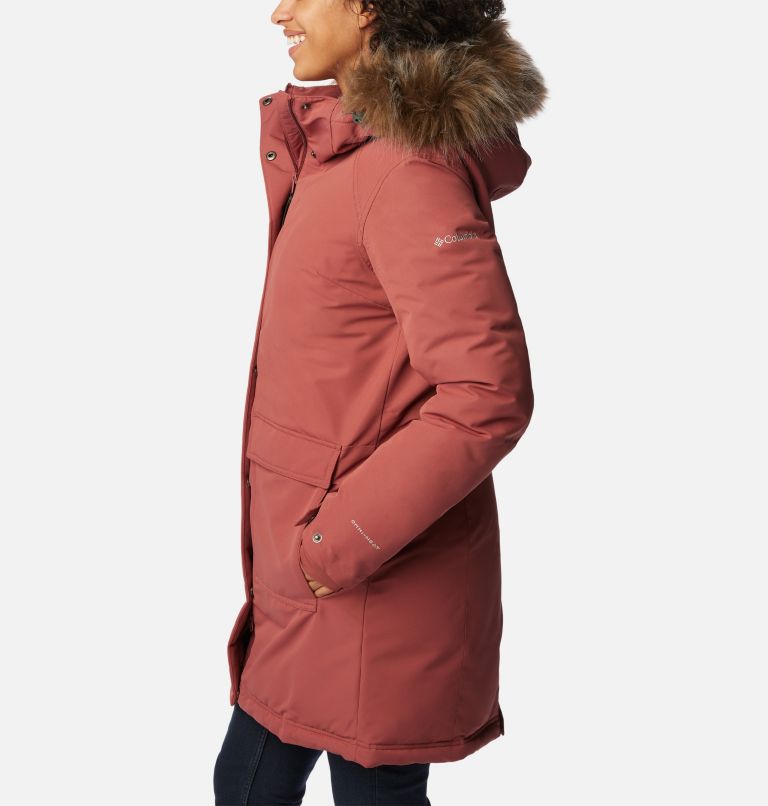 Columbia Little Si Parka Impermeable Mujer Verde