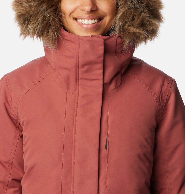 Women's Little Si Insulated Parka, Color: Beetroot, image 4