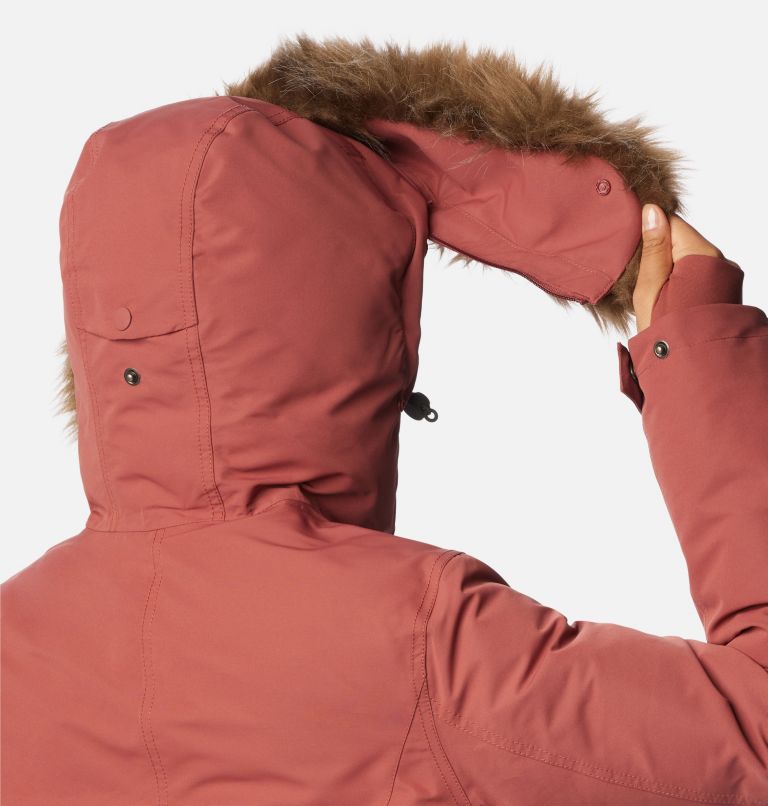 Thumbnail: Women's Little Si Insulated Parka, Color: Beetroot, image 7
