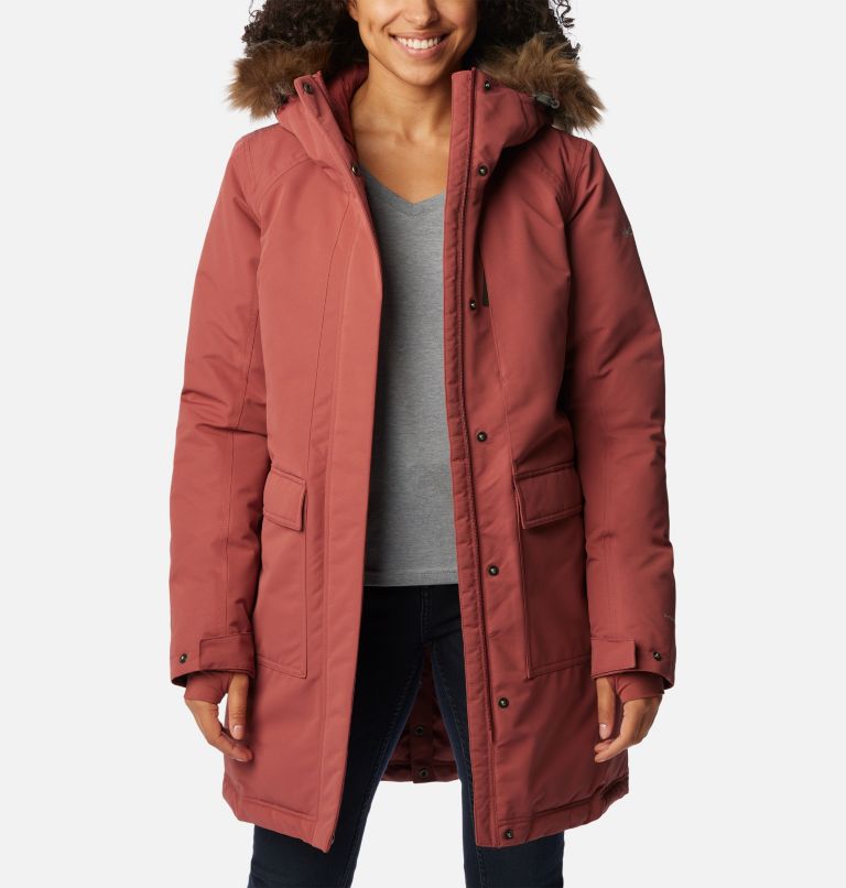 Thumbnail: Women's Little Si Insulated Parka, Color: Beetroot, image 9