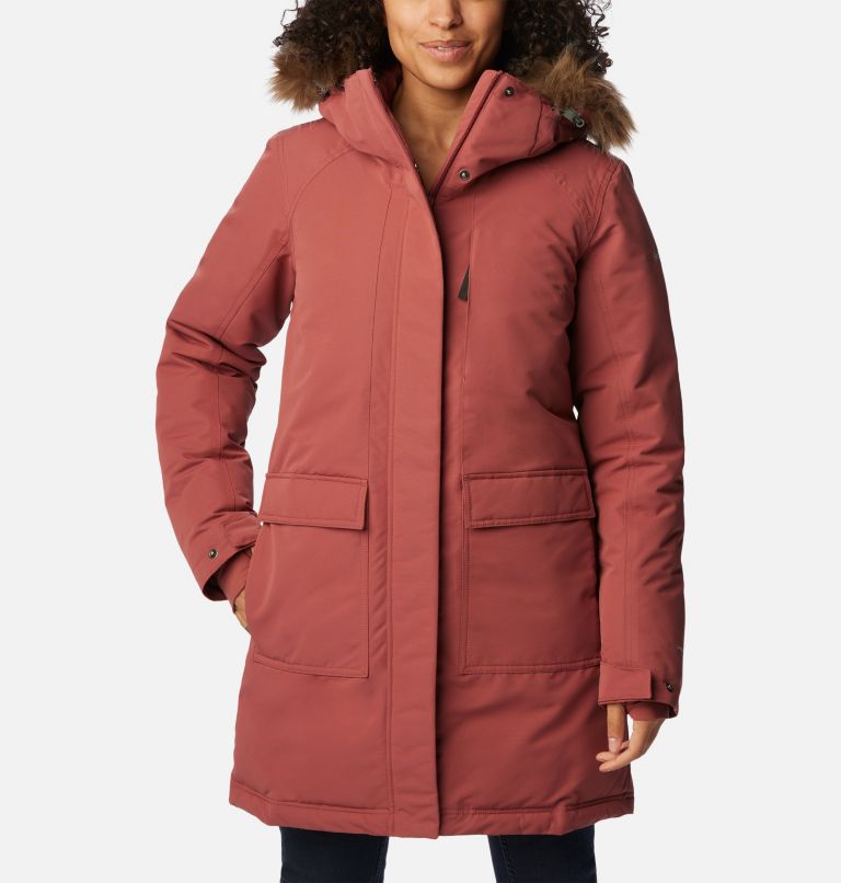Women's Little Si Insulated Parka, Color: Beetroot, image 1