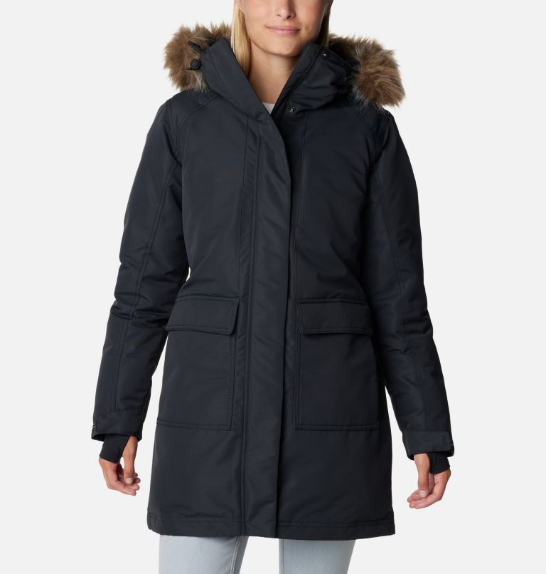 Thumbnail: Women's Little Si Waterproof Insulated Parka, Color: Black, image 1