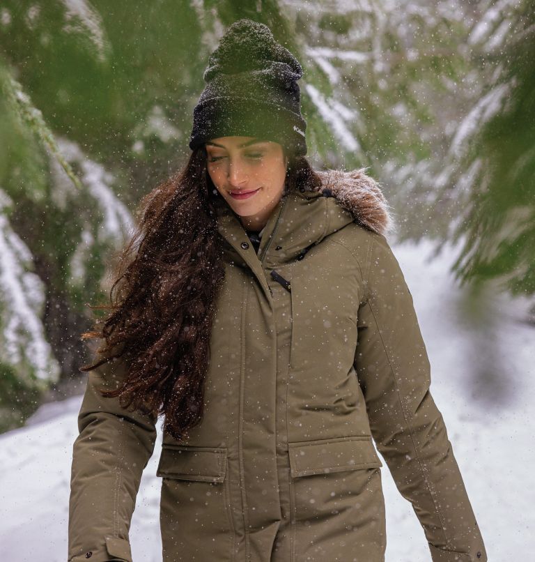 Thumbnail: Women's Little Si Waterproof Insulated Parka, Color: Stone Green, image 8