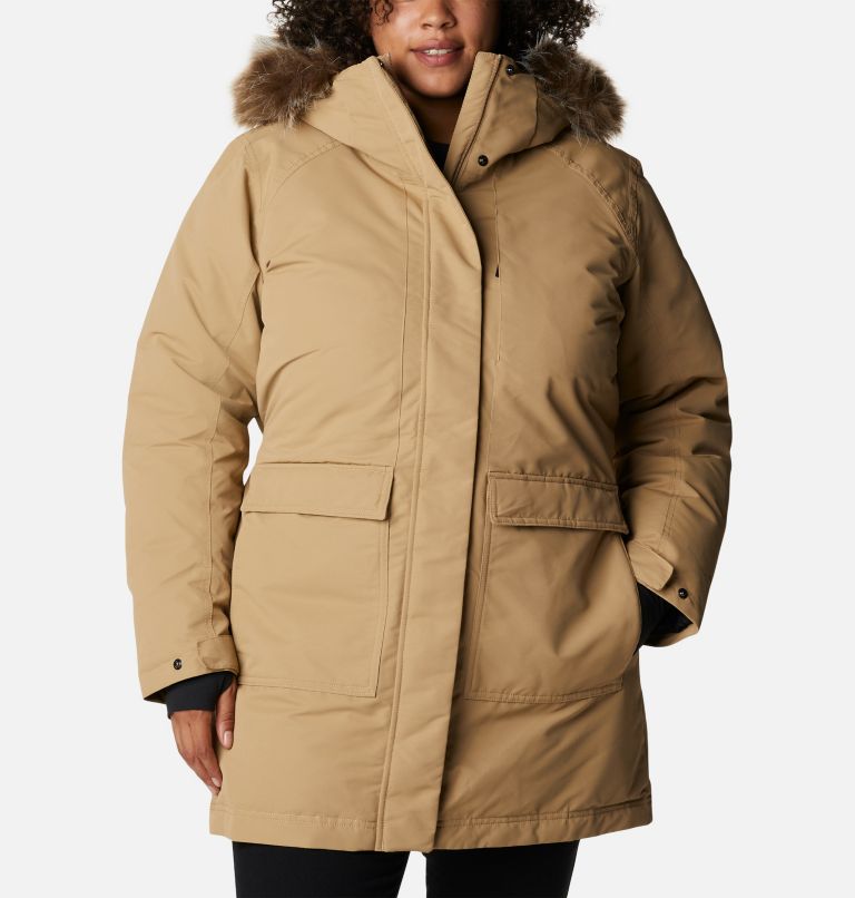 Thumbnail: Little Si Insulated Parka | 214 | 1X, Color: Beach, Black, image 1
