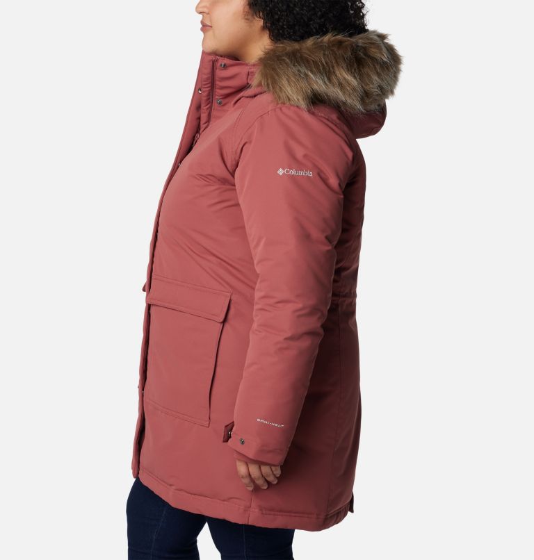 Women's Little Si Insulated Parka - Plus Size, Color: Beetroot, image 3