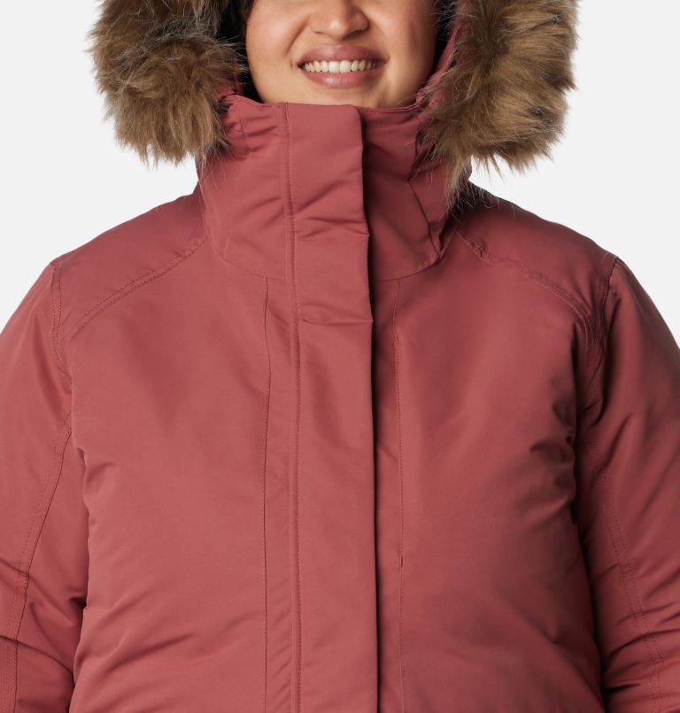 Women's Little Si Insulated Parka - Plus Size, Color: Beetroot, image 4