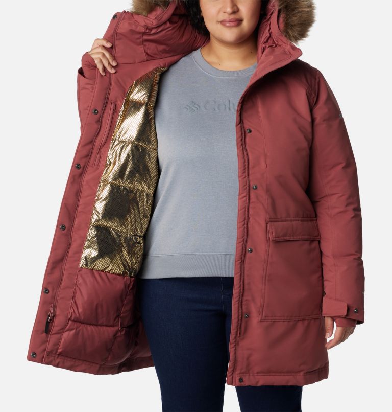 Women's Little Si Insulated Parka - Plus Size, Color: Beetroot, image 5