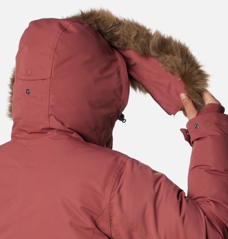 Women's Little Si Insulated Parka - Plus Size, Color: Beetroot, image 7