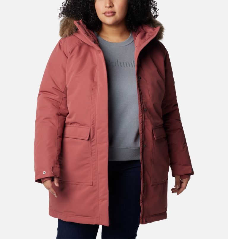 Women's Little Si Insulated Parka - Plus Size, Color: Beetroot, image 9