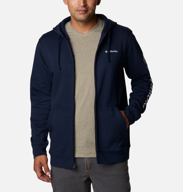 Men's Sherpa-Lined Logo Full-Zip Hoodie