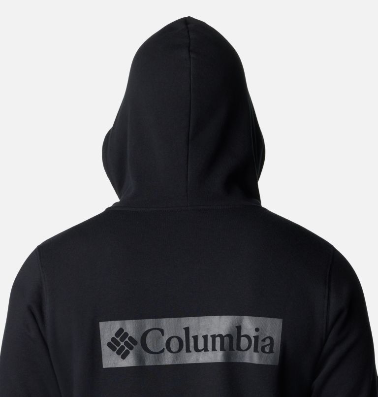 Men's Columbia Trek Hoodie, Color: Black, Boxed Gem Columbia Graphic, image 5