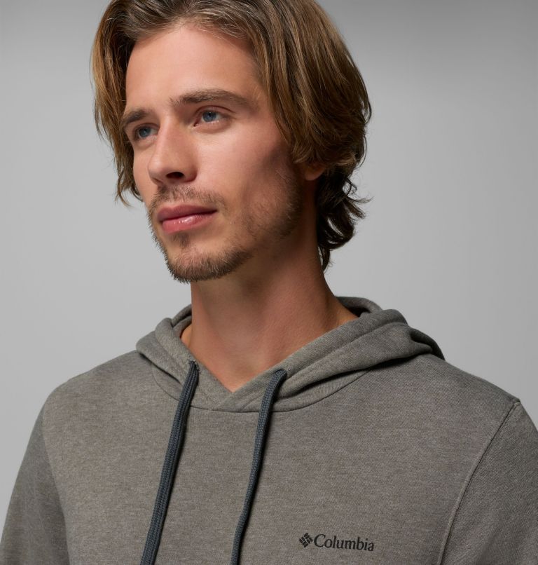 Men's Columbia Trek Hoodie, Color: Charcoal Heather, CSC Sleeve Logo, image 5