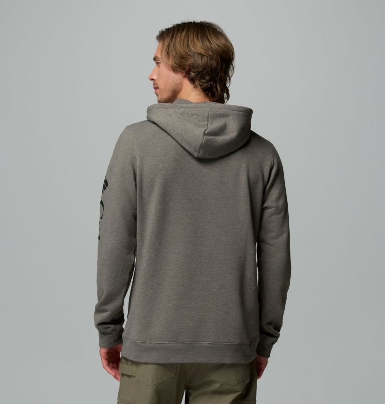 Men's Columbia Trek Hoodie, Color: Charcoal Heather, CSC Sleeve Logo, image 3
