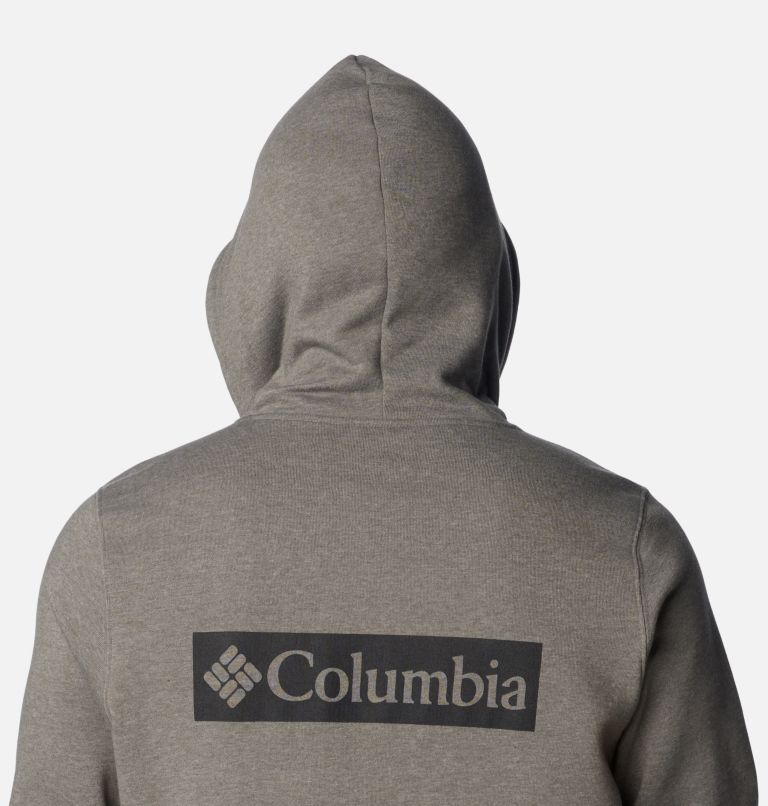 Thumbnail: Men's Columbia Trek Hoodie, Color: Charcoal Heather, Boxed Gem Columbia Grx, image 5