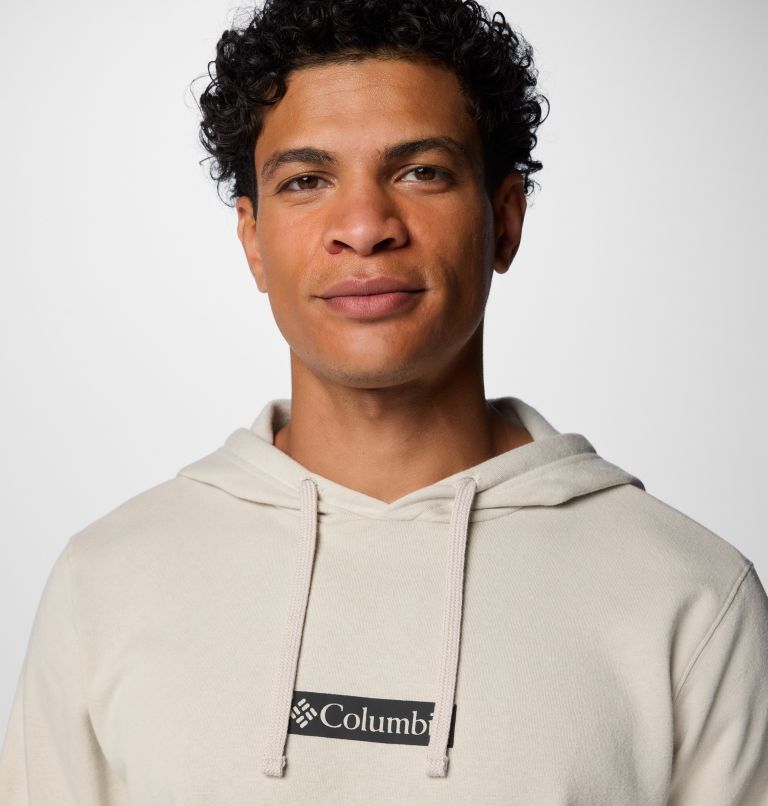 Men's Columbia Trek Hoodie, Color: Dark Stone, Puff Box Gem Logo, image 5