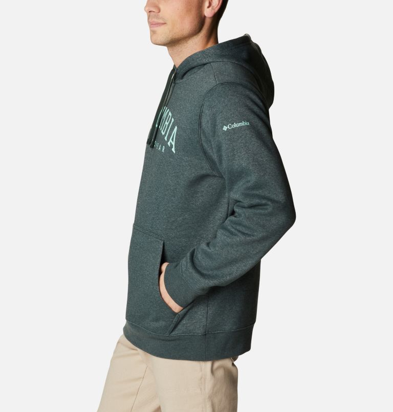 Thumbnail: Chandail Columbia Trek Homme, Color: Spruce Heather, CSC Arched Brand Logo, image 3