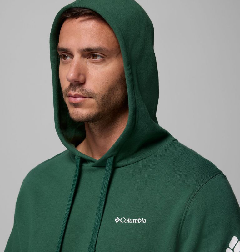 Men's Columbia Trek Hoodie, Color: Rain Forest, CSC Sleeve Logo, image 5