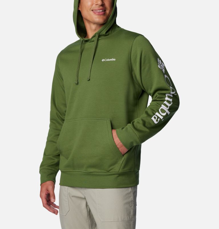 Men's Columbia Trek Hoodie, Color: Canteen, CSC Sleeve Logo, image 5