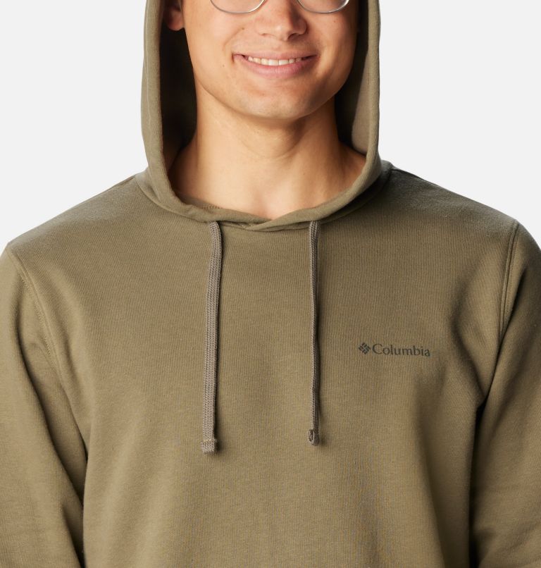 Men's Columbia Trek Hoodie, Color: Stone Green, CSC Sleeve Logo, image 4