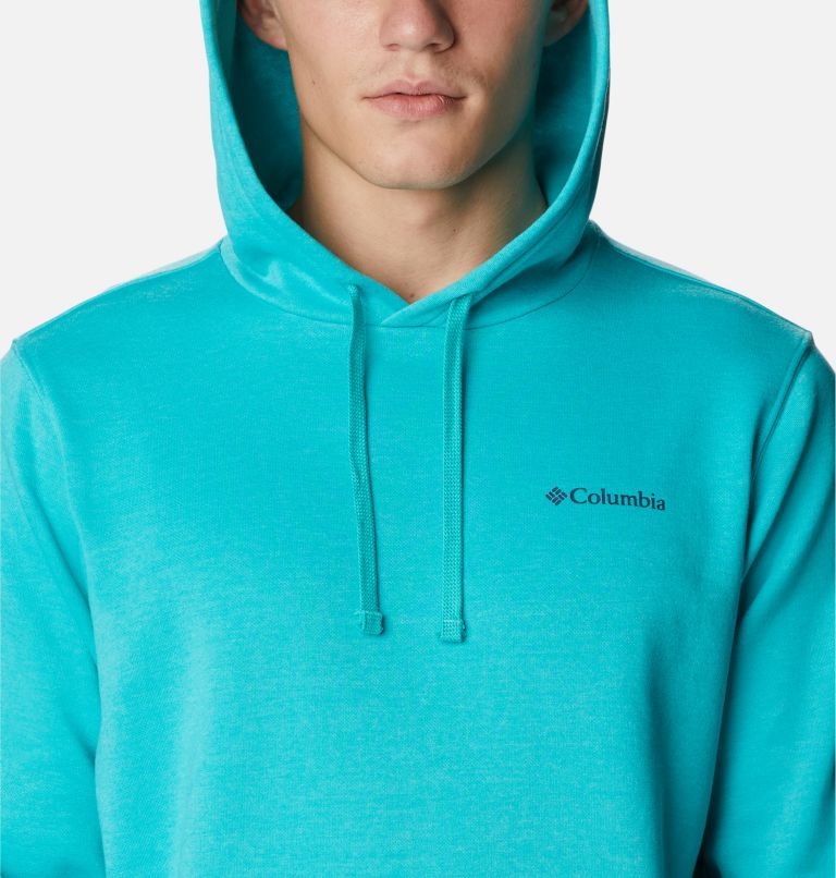 Men's Columbia Trek Hoodie - Tall, Color: Bright Aqua Heather, CSC Sleeve Logo, image 4