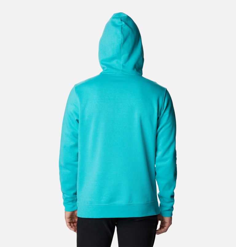 Men's Columbia Trek Hoodie - Tall, Color: Bright Aqua Heather, CSC Sleeve Logo, image 2