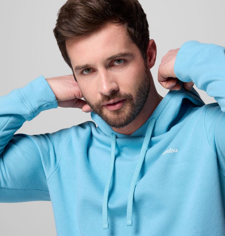 Men's Columbia Trek Hoodie, Color: Vintage Blue, CSC Sleeve Logo, image 5