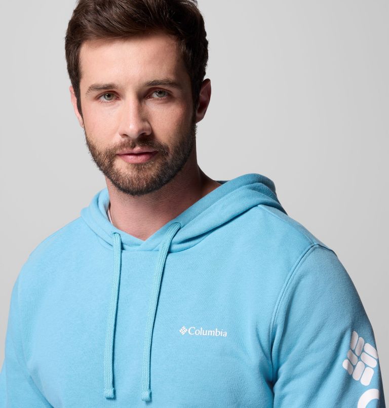 Men's Columbia Trek Hoodie, Color: Vintage Blue, CSC Sleeve Logo, image 6