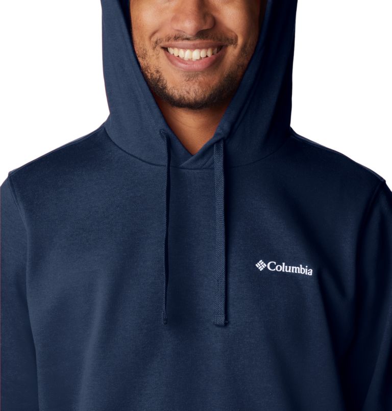 Men's Columbia Trek Hoodie, Color: Collegiate Navy, CSC Sleeve Logo, image 4
