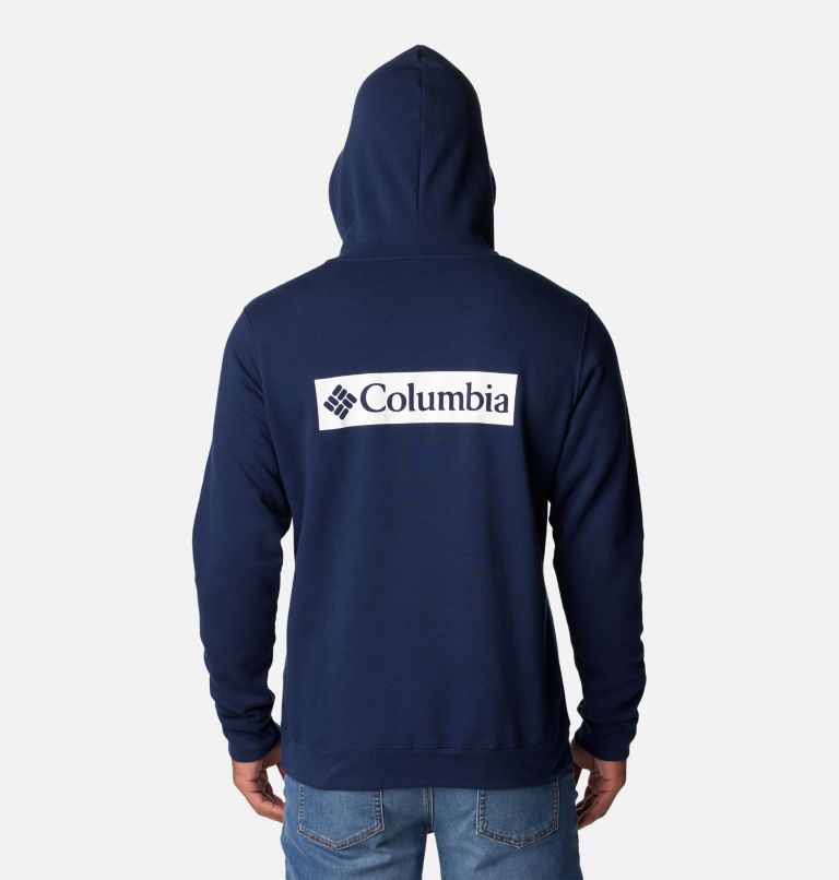 Thumbnail: Men's Columbia Trek Hoodie, Color: Collegiate Navy, Boxed Gem Columbia Grx, image 2
