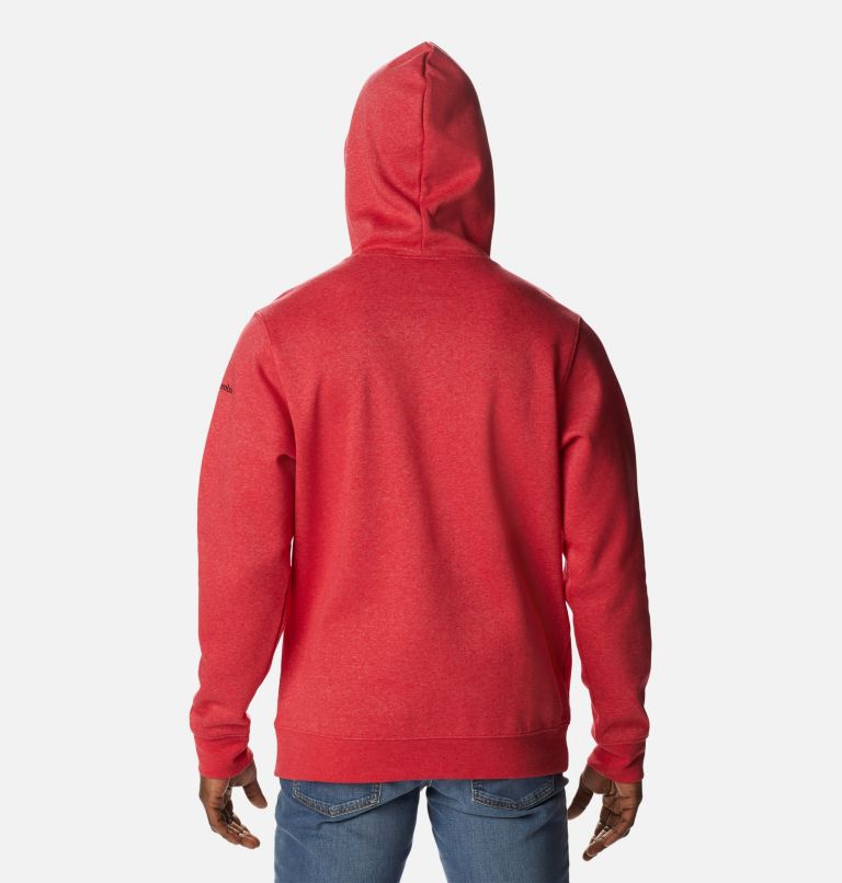 Thumbnail: Chandail Columbia Trek Homme, Color: Mountain Red Hthr, CSC Stacked Logo, image 2