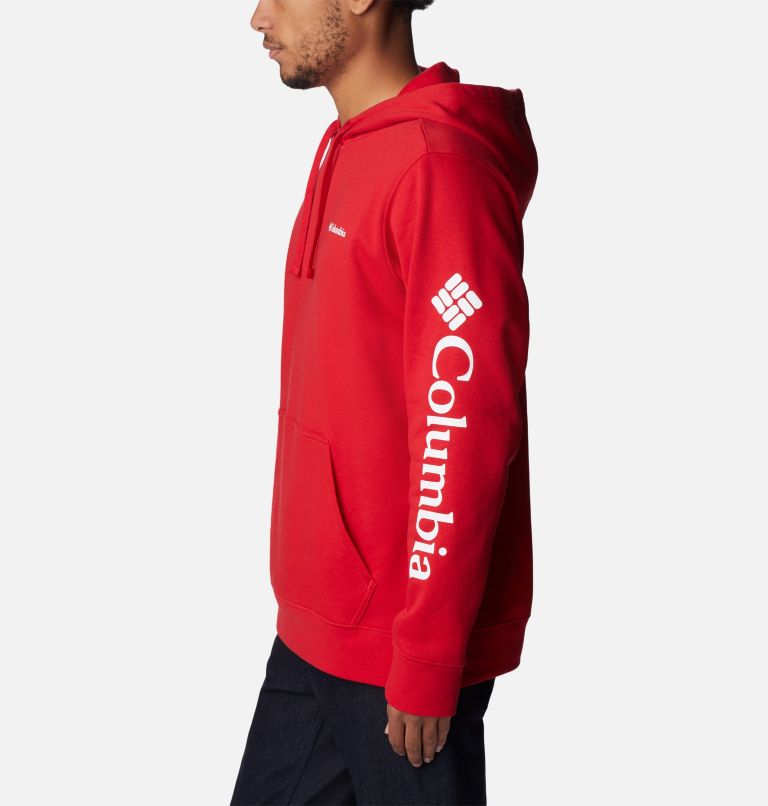 Men's Columbia Trek Hoodie, Color: Mountain Red, CSC Sleeve Logo, image 3