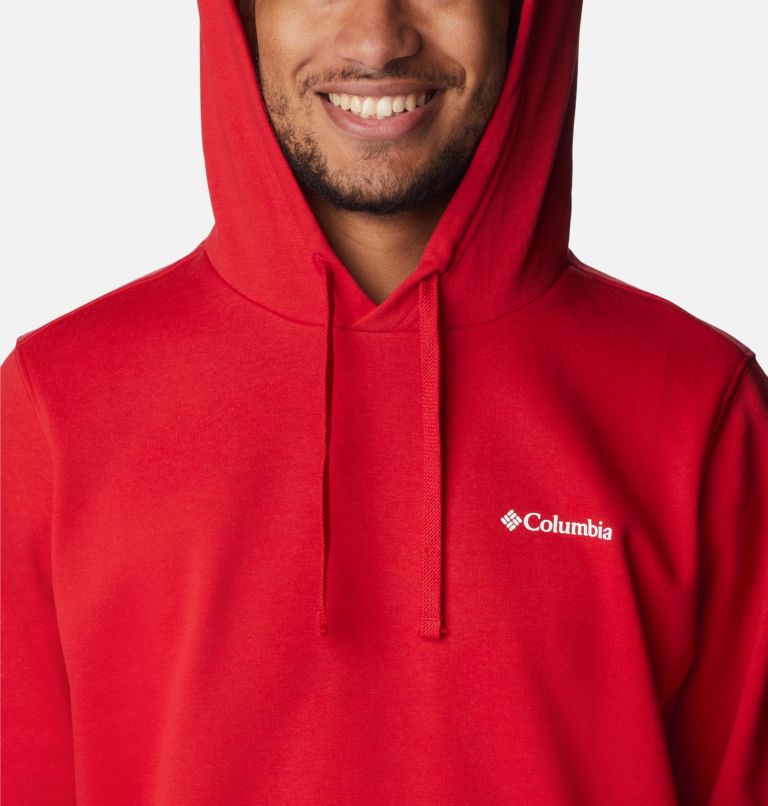 Men's Columbia Trek Hoodie, Color: Mountain Red, CSC Sleeve Logo, image 4