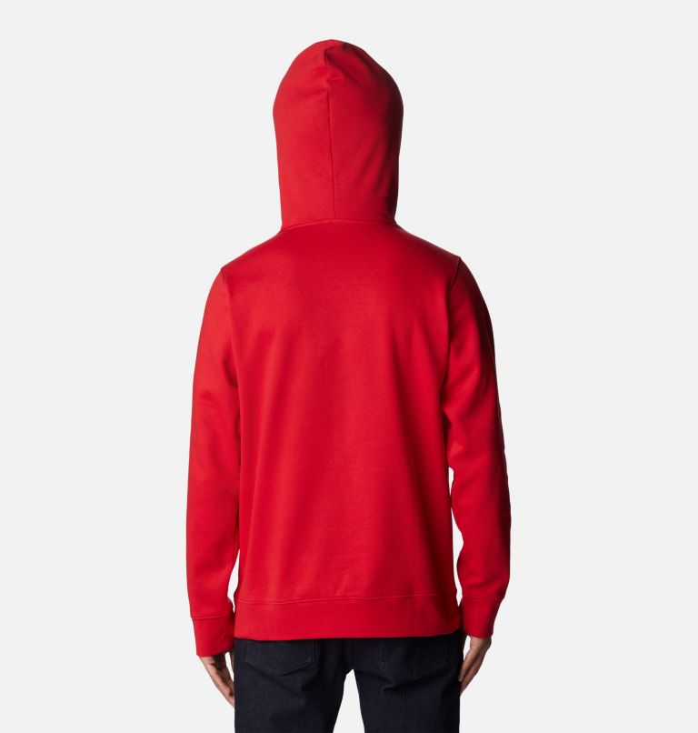 Men's Columbia Trek Hoodie, Color: Mountain Red, CSC Sleeve Logo, image 2