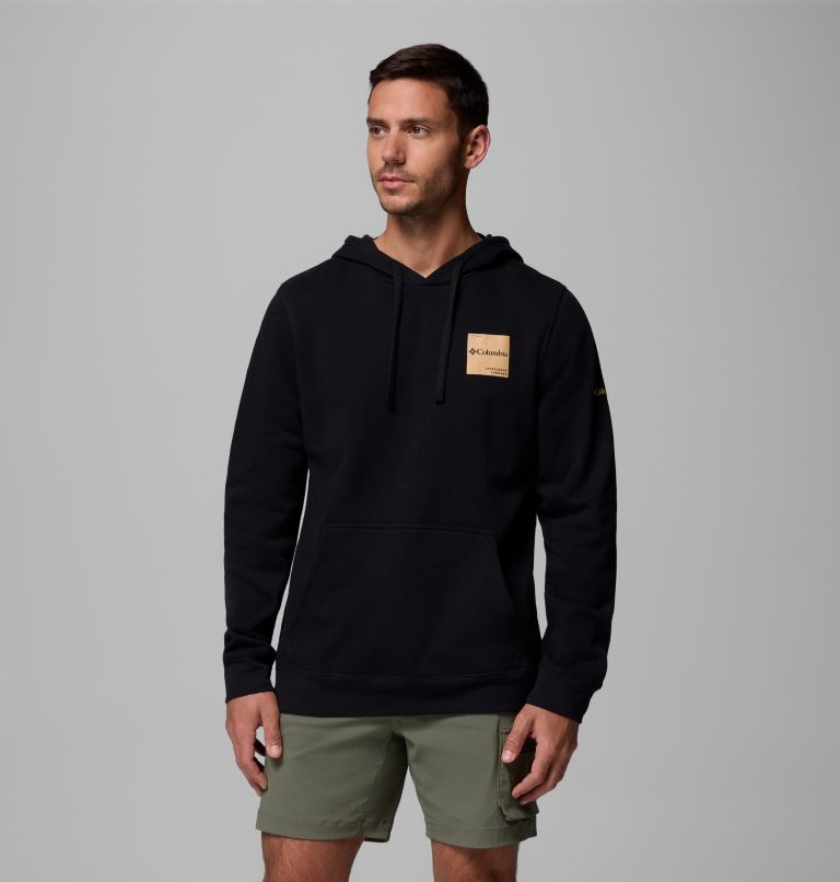 Men's Columbia Trek Hoodie, Color: Black, Boxy Brand, image 1