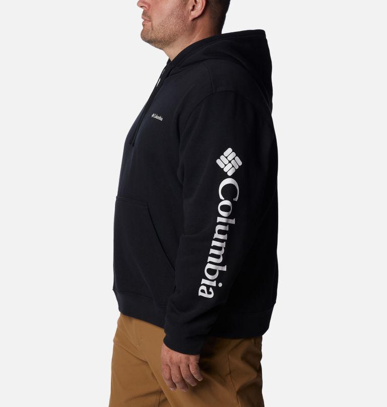 Thumbnail: Chandail à capuchon Columbia Trek - Tailles fortes, Color: Black, CSC Sleeve Logo, image 3