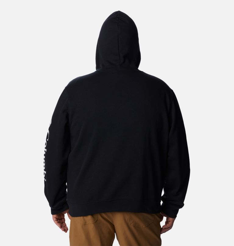 Men's Columbia Trek Hoodie - Big, Color: Black, CSC Sleeve Logo, image 2