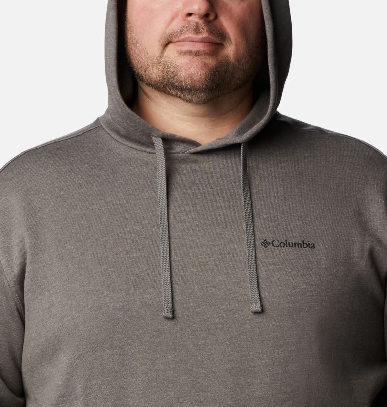 Men's Columbia Trek Hoodie - Big, Color: Charcoal Heather, CSC Sleeve Logo, image 4