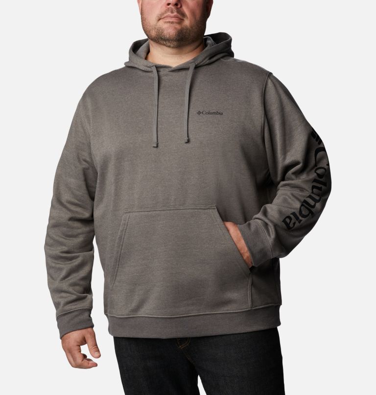 Men's Columbia Trek Hoodie - Big, Color: Charcoal Heather, CSC Sleeve Logo, image 5