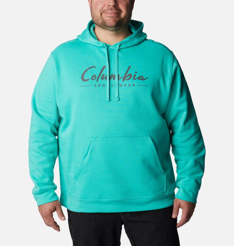 Men's Columbia Trek Hoodie - Big, Color: Electric Turquoise