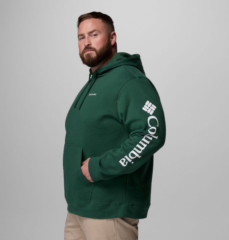 Men's Columbia Trek Hoodie - Big, Color: Rain Forest, CSC Sleeve Logo, image 4