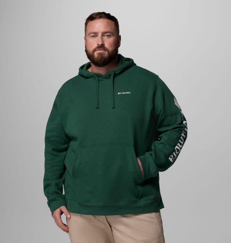 Men's Columbia Trek Hoodie - Big, Color: Rain Forest, CSC Sleeve Logo, image 1