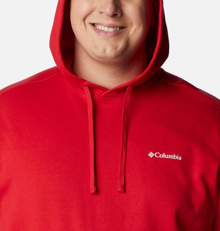 Men's Columbia Trek Hoodie - Big, Color: Mountain Red, CSC Sleeve Logo, image 4