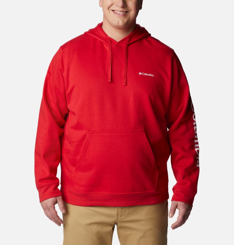 Men's Columbia Trek Hoodie - Big, Color: Mountain Red, CSC Sleeve Logo, image 1