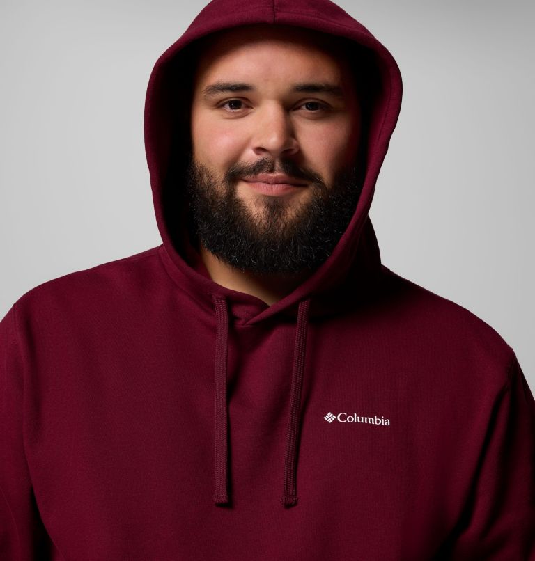 Men's Columbia Trek Hoodie - Big, Color: Rich Wine, CSC Sleeve Logo, image 5