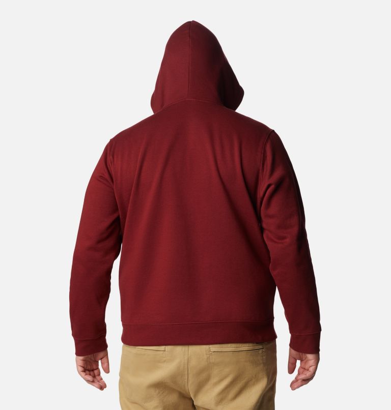 Thumbnail: Men's Columbia Trek Hoodie - Big, Color: Red Jasper, CSC Sleeve Logo, image 2