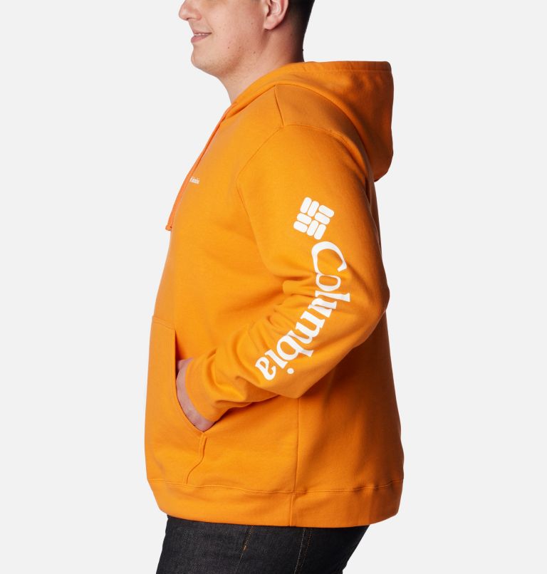 Men's Columbia Trek Hoodie - Big, Color: Bright Orange, CSC Sleeve Logo, image 3