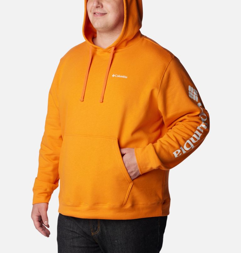 Men's Columbia Trek Hoodie - Big, Color: Bright Orange, CSC Sleeve Logo, image 5